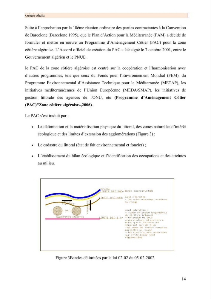 Mise en œuvre d’une gestion intégrée des zones côtières au niveau local: requis et proposition d\'un plan de gestion de la commune de Rais Hamidou