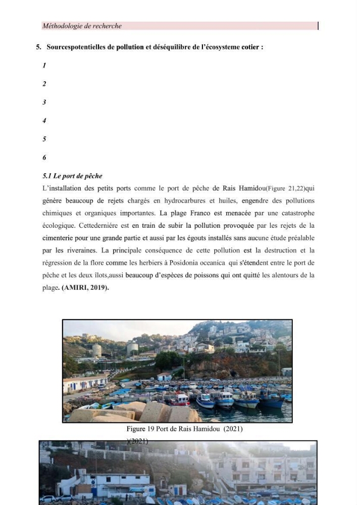 Mise en œuvre d’une gestion intégrée des zones côtières au niveau local: requis et proposition d\'un plan de gestion de la commune de Rais Hamidou