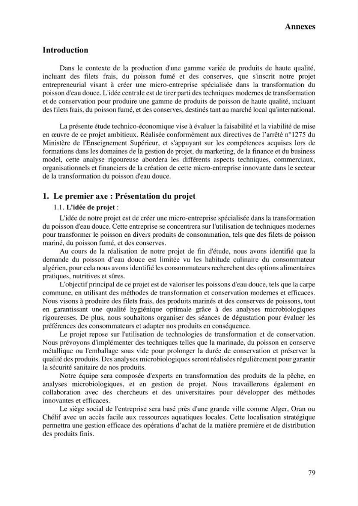Suivi de l\'évolution de la qualité de la chair de poisson d\'eau douce et amélioration de son attrait par une méthode de valorisation