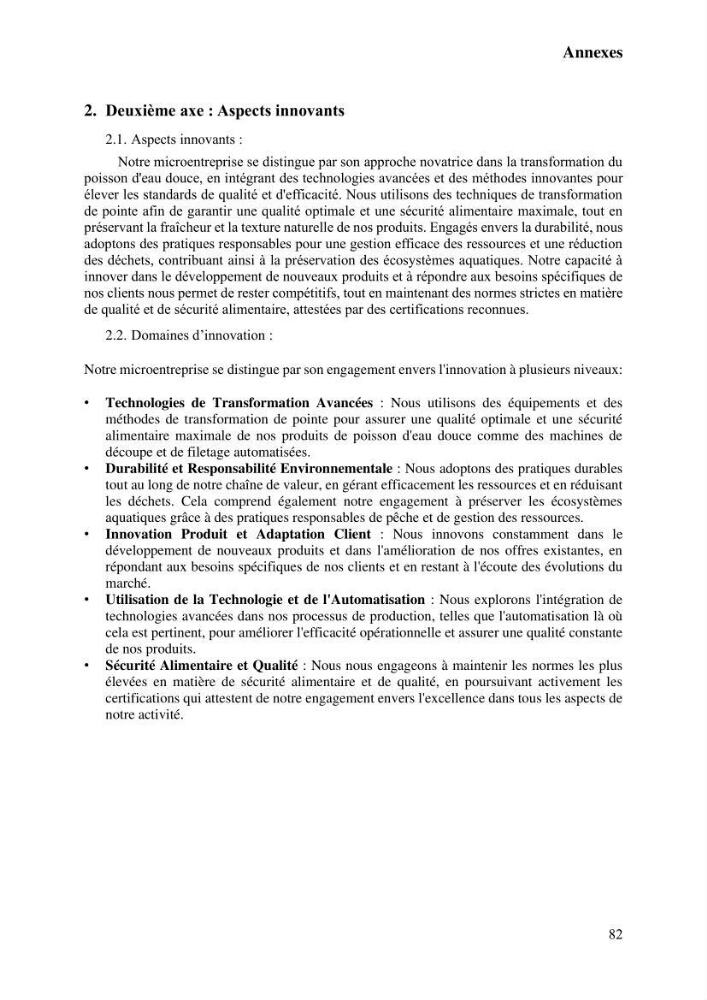 Suivi de l\'évolution de la qualité de la chair de poisson d\'eau douce et amélioration de son attrait par une méthode de valorisation