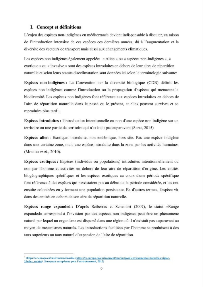 Distribution géographique et caractérisation de quelques espèces non indigènes de la côte algérienne: