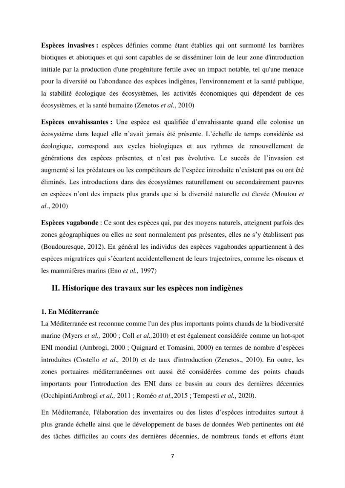 Distribution géographique et caractérisation de quelques espèces non indigènes de la côte algérienne: