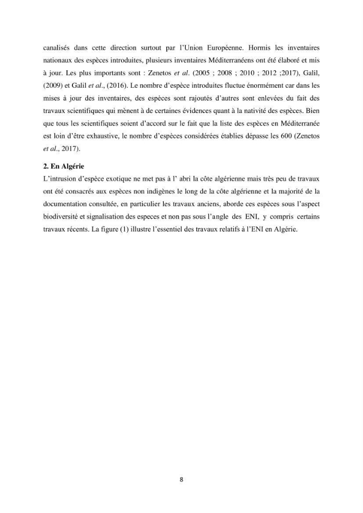 Distribution géographique et caractérisation de quelques espèces non indigènes de la côte algérienne: