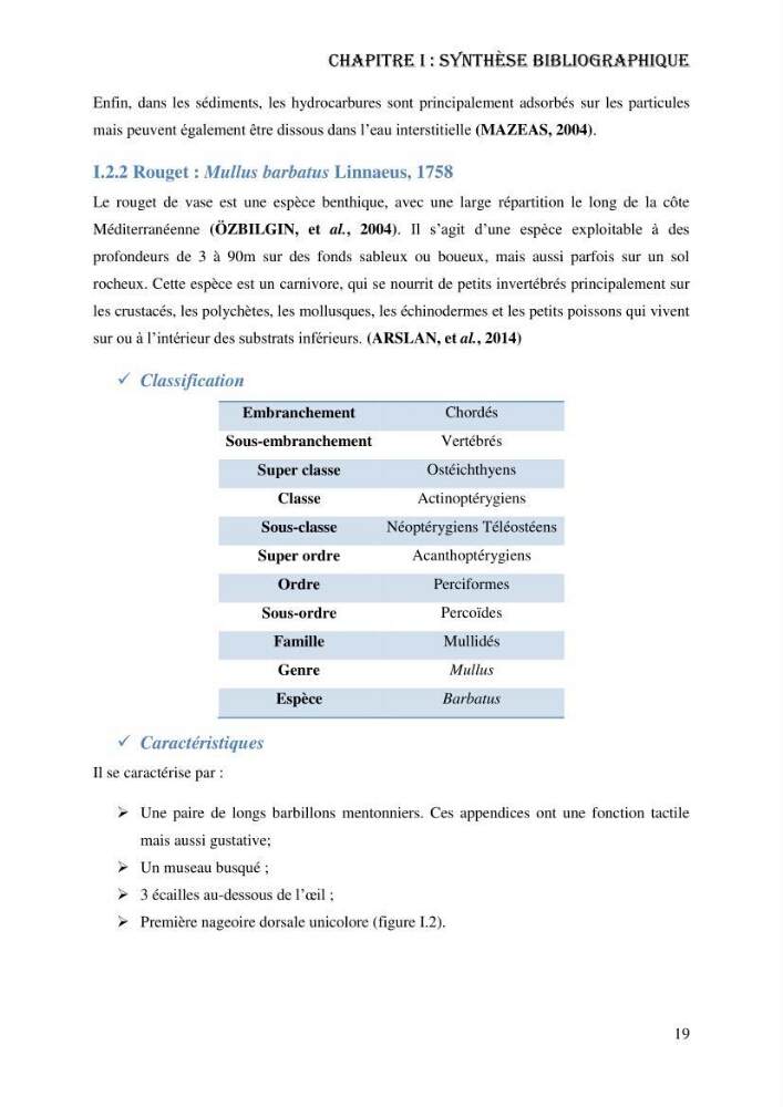Evaluation de la vulnérabilité bio-morphosédimentaire de la baie de Bou-Ismail face à une pollution potentielle par les hydrocarbures