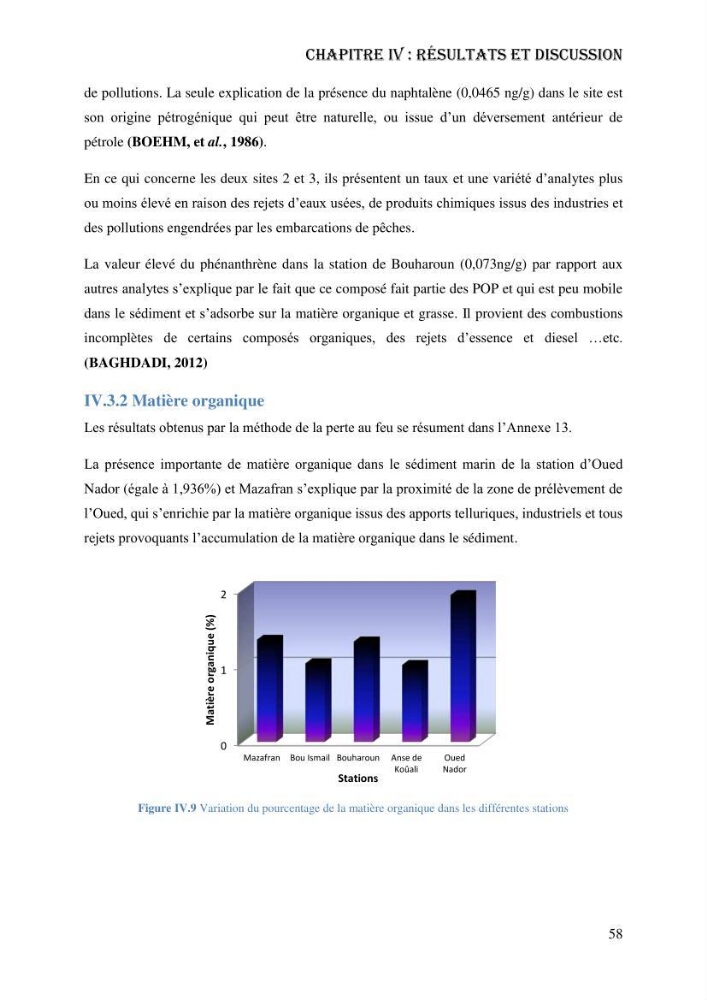 Evaluation de la vulnérabilité bio-morphosédimentaire de la baie de Bou-Ismail face à une pollution potentielle par les hydrocarbures