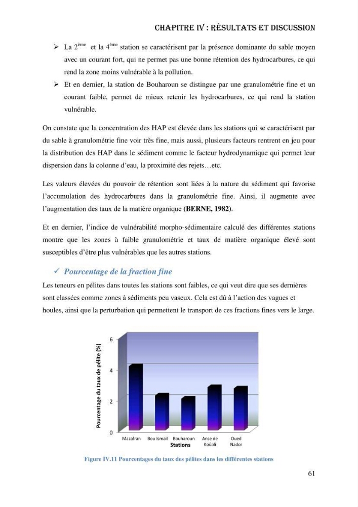 Evaluation de la vulnérabilité bio-morphosédimentaire de la baie de Bou-Ismail face à une pollution potentielle par les hydrocarbures
