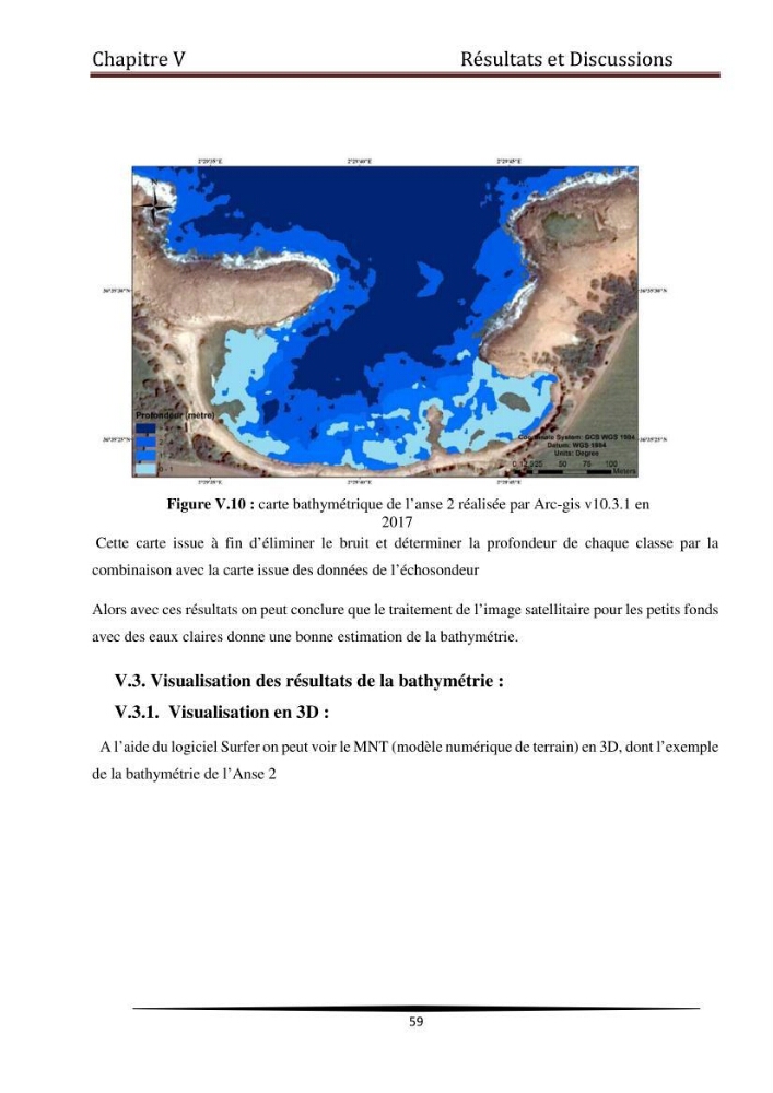 Développement des cartes bathymétriques côtières en combinant l\'imagerie satellitaire et la mesure par échosondeur
