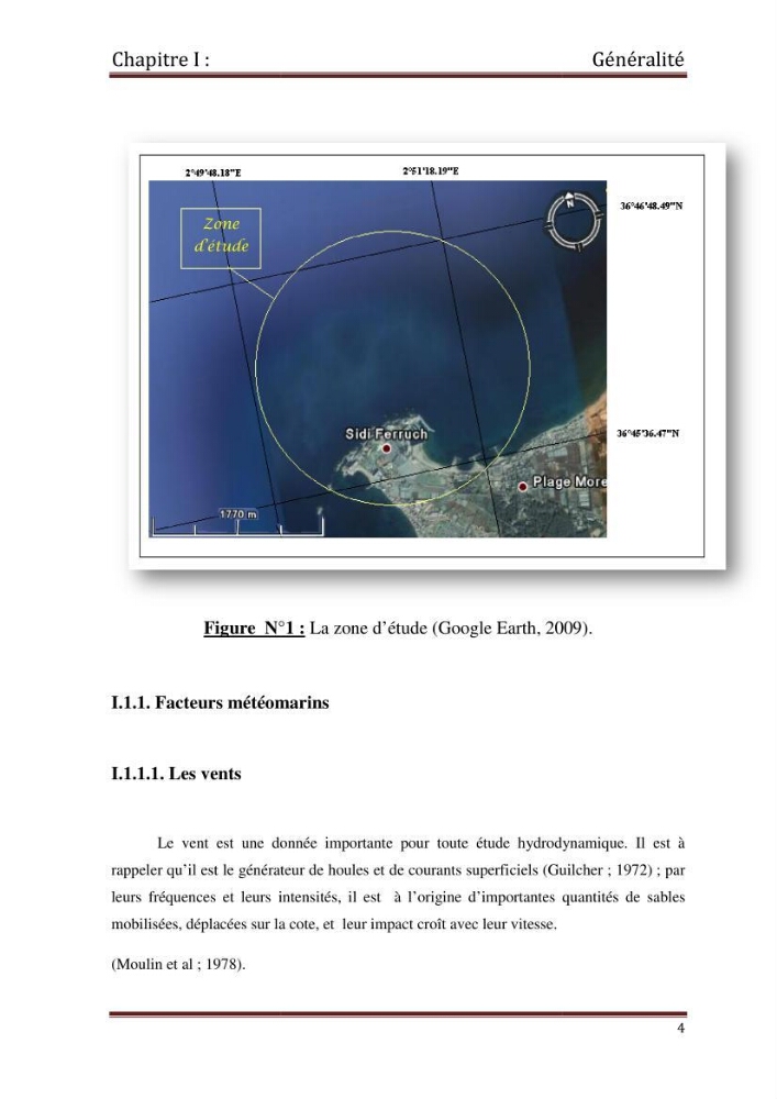 Etude d\'un singal hydrodynamique à partir des mesures \" in-situ \"