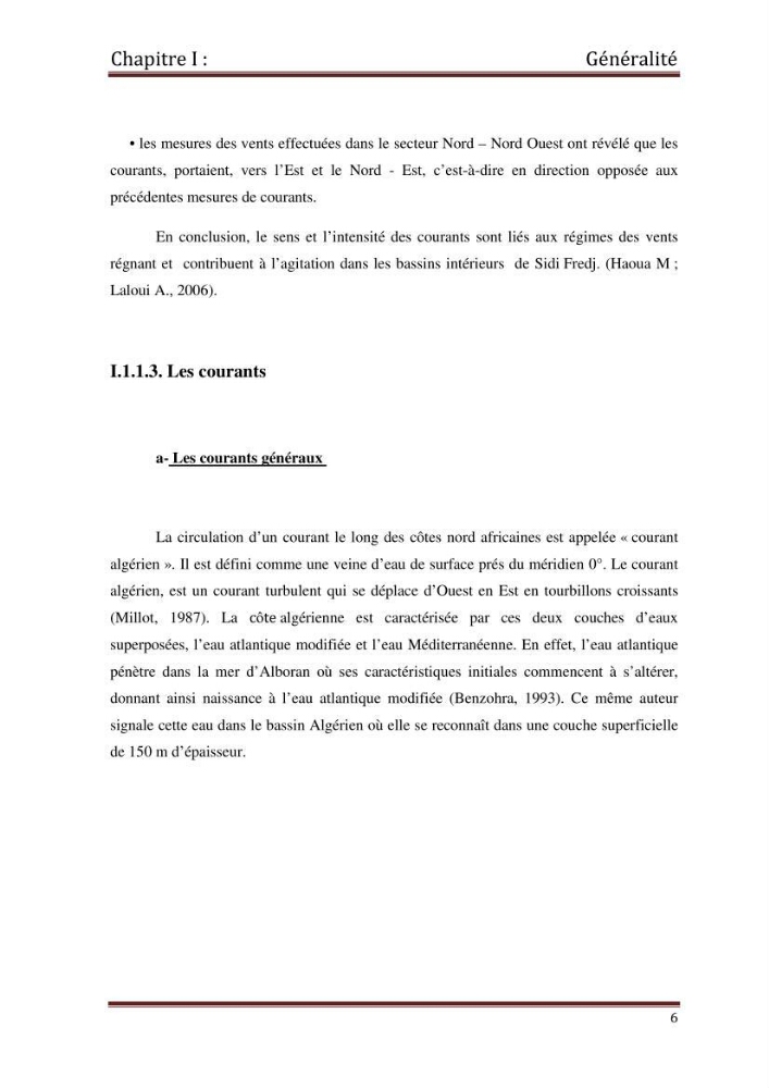 Etude d\'un singal hydrodynamique à partir des mesures \" in-situ \"
