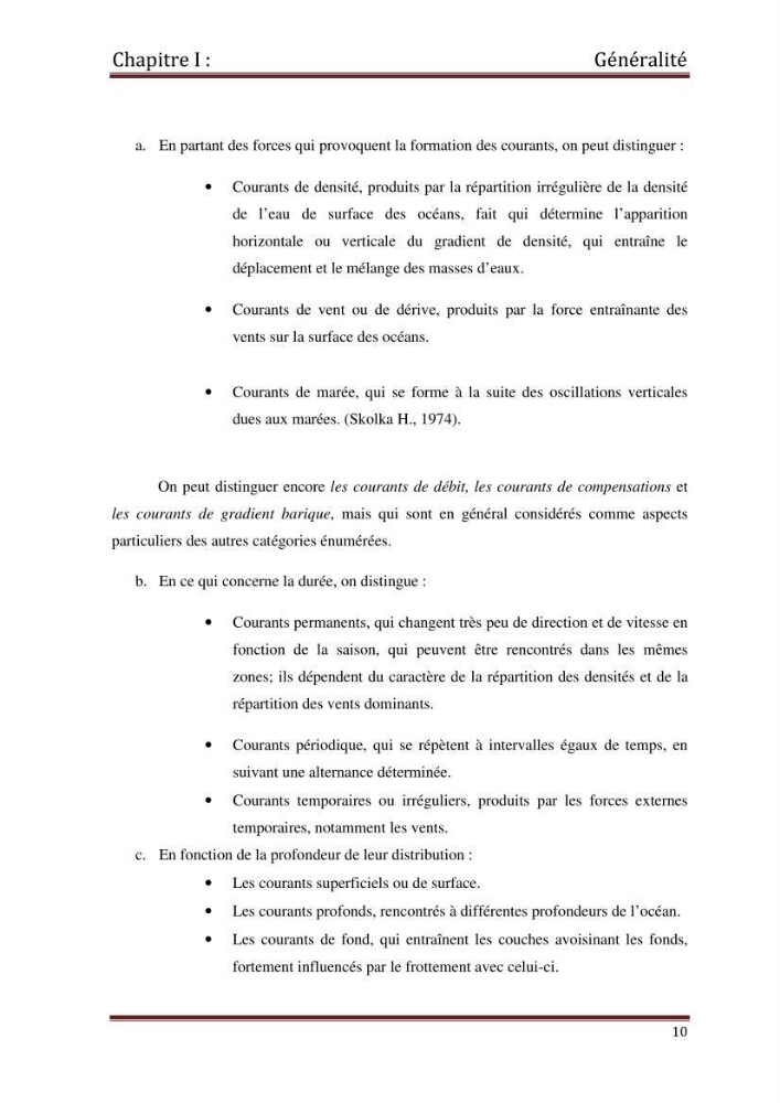 Etude d\'un singal hydrodynamique à partir des mesures \" in-situ \"