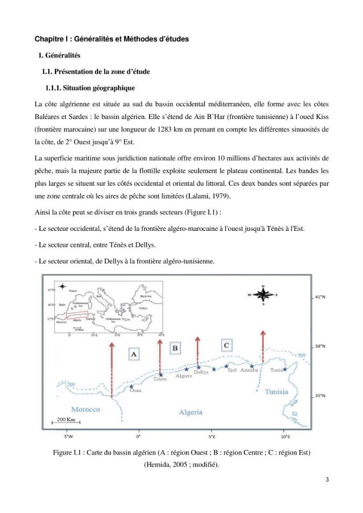 Contribution à l\'étude du comportement, de croissance et de l\'exploitation de squalus bleinveil ( chodrichthyens, squalidae) dans le bassin algerien