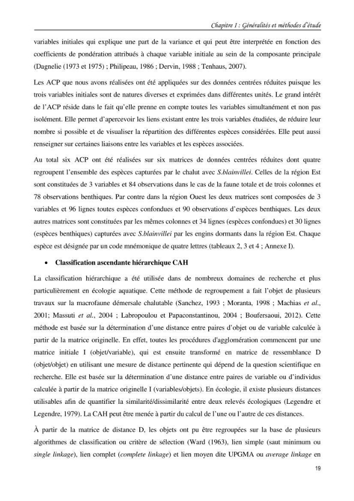 Contribution à l\'étude du comportement, de croissance et de l\'exploitation de squalus bleinveil ( chodrichthyens, squalidae) dans le bassin algerien