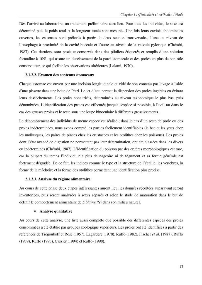 Contribution à l\'étude du comportement, de croissance et de l\'exploitation de squalus bleinveil ( chodrichthyens, squalidae) dans le bassin algerien