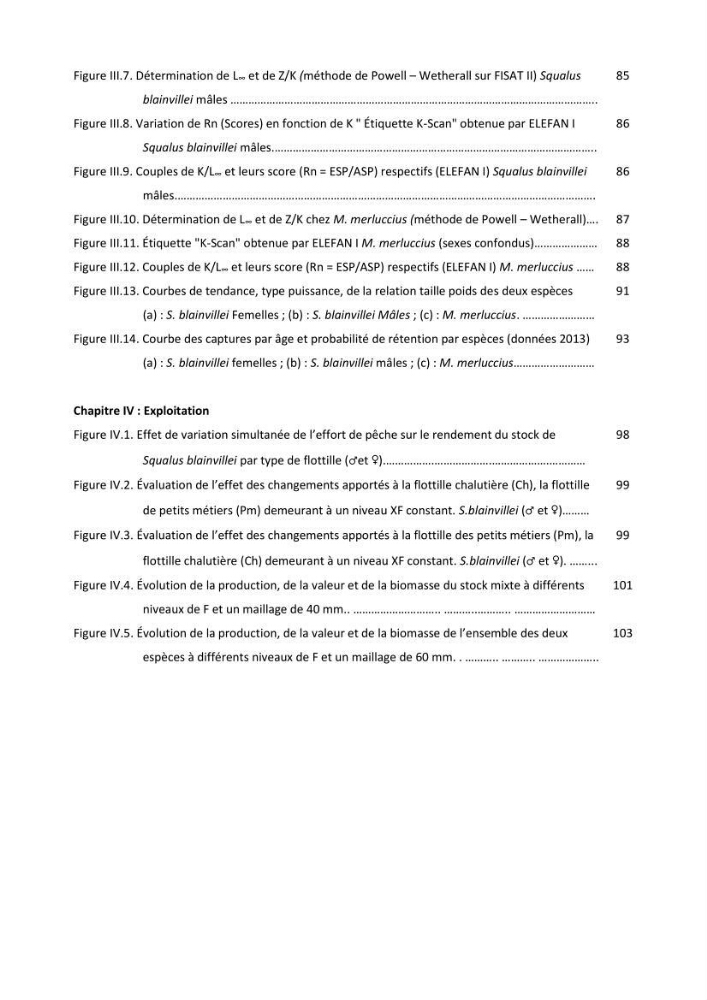 Contribution à l\'étude du comportement, de croissance et de l\'exploitation de squalus bleinveil ( chodrichthyens, squalidae) dans le bassin algerien