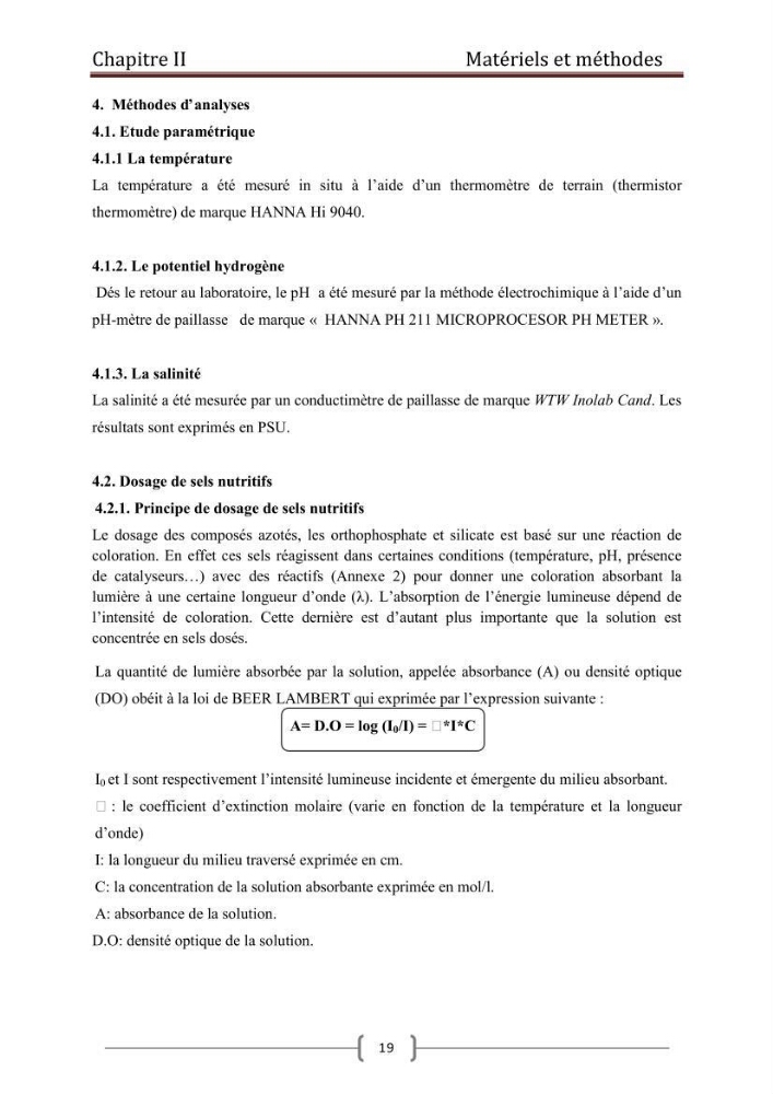 Contribution à l\'etude de la contamination bactériologiques et physico-chimique des eaux littorales cas de \"oued Mazafran\"
