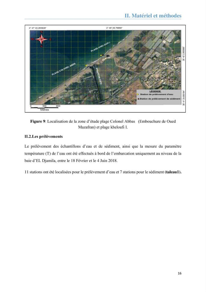 Analyse microbiologique et évaluation de la résistance aux antibiotiques des eaux de plages algéroises.