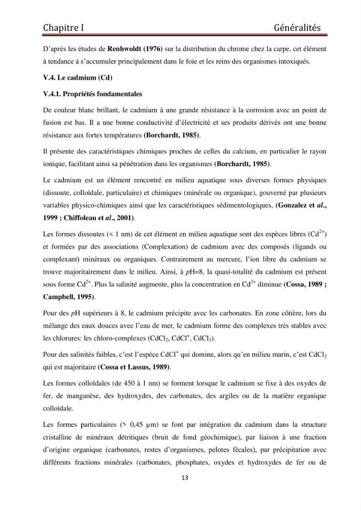 Evaluation du taux de la pollution des eaux et des sédiments par les métaux lourds au niveau du littoral de Boumerdes