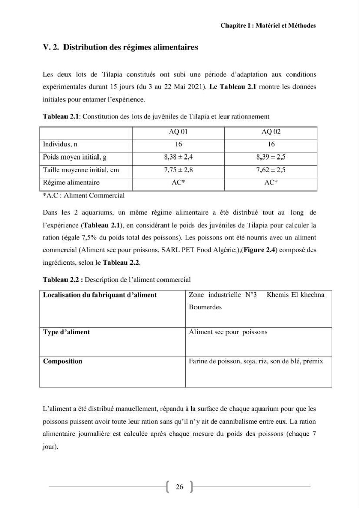 Effet de la qualité de l’eau sur la croissance des poissons d’eau douce: