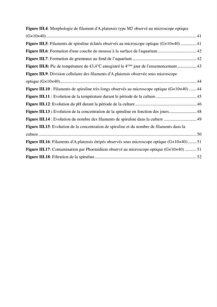 Culture de microalgue Arthrospira platensis et voies de conditionnement