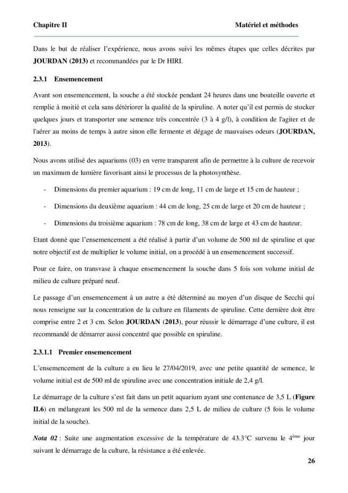 Culture de microalgue Arthrospira platensis et voies de conditionnement