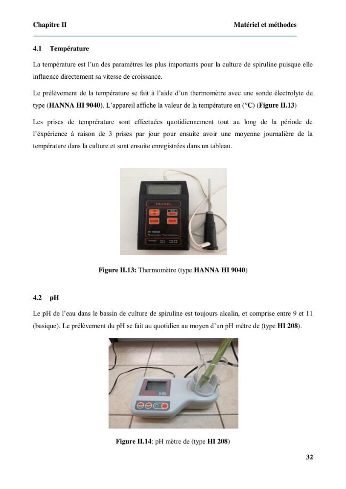 Culture de microalgue Arthrospira platensis et voies de conditionnement