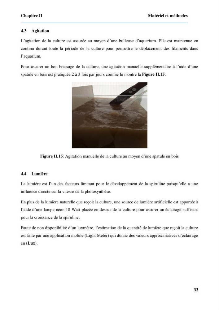 Culture de microalgue Arthrospira platensis et voies de conditionnement