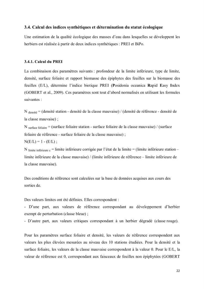 Evaluation du statut écologique des eaux côtieres Algéroises