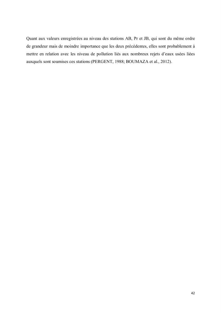 Evaluation du statut écologique des eaux côtieres Algéroises