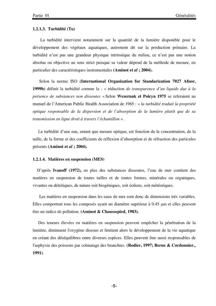 Contribution à la biosurveillance des eaux du littoral de la plage et du port de Sidi Fredj