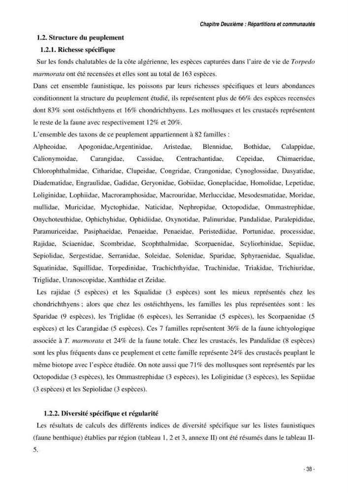 Comportement, Croissance et Exploitation de Torpedo marmorata Risso, 1810 (CHONDRICHTHYENS, TORPEDINIDAE) dans le bassin Algérien