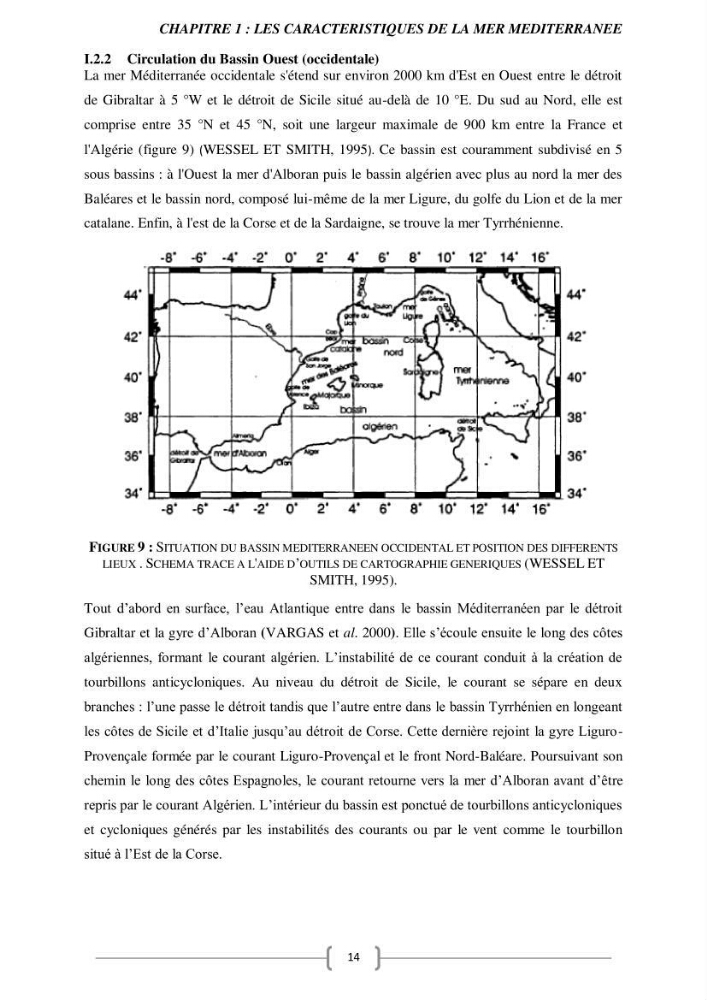Etude Numérique de la Circulation Océanique en Méditerranée à l’aide du Modèle CROCO (Coastal and Regional Ocean Community model):