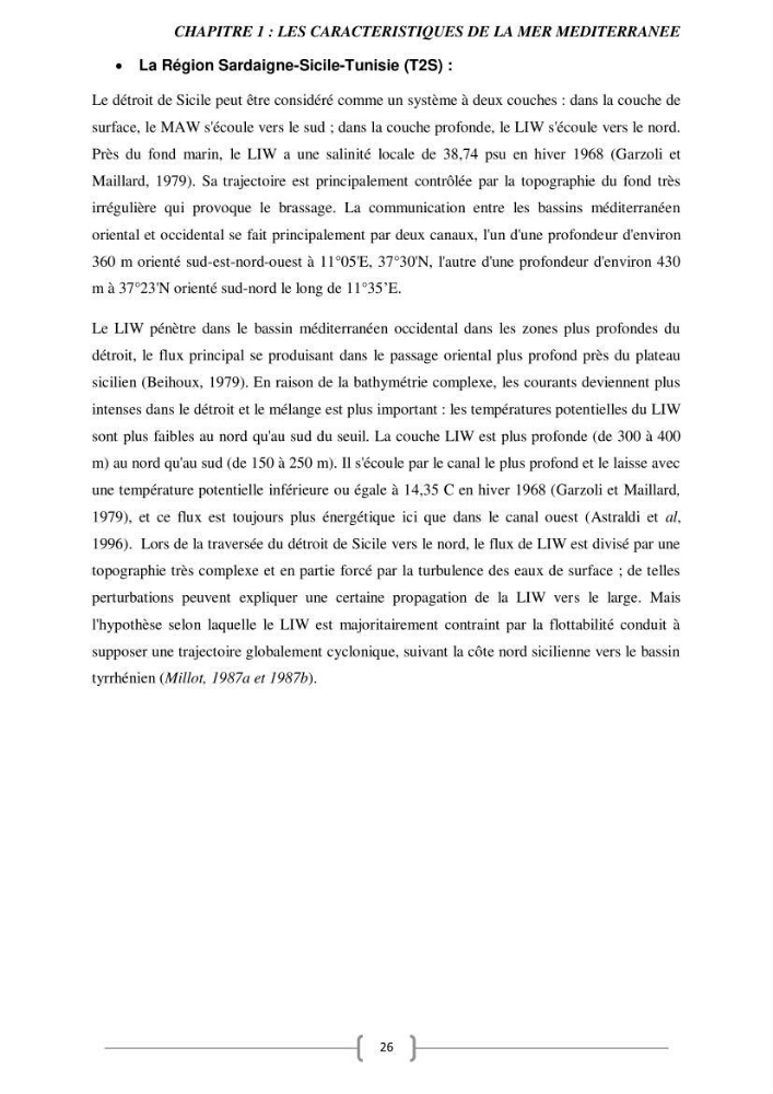 Etude Numérique de la Circulation Océanique en Méditerranée à l’aide du Modèle CROCO (Coastal and Regional Ocean Community model):