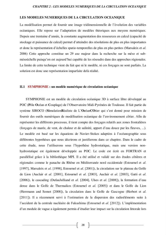 Etude Numérique de la Circulation Océanique en Méditerranée à l’aide du Modèle CROCO (Coastal and Regional Ocean Community model):
