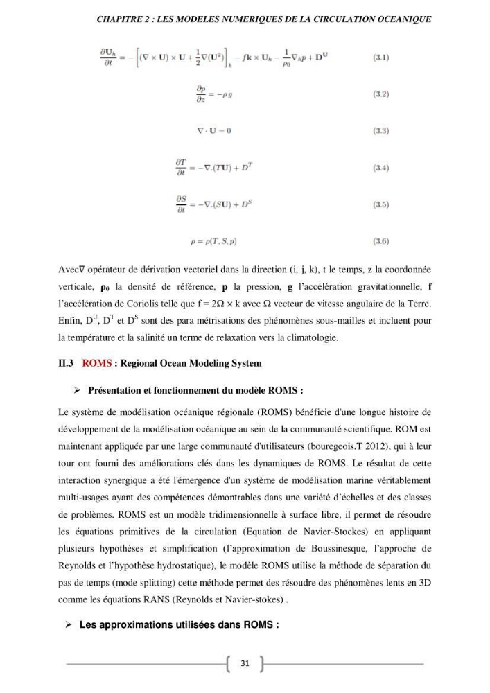Etude Numérique de la Circulation Océanique en Méditerranée à l’aide du Modèle CROCO (Coastal and Regional Ocean Community model):