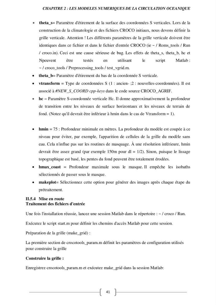 Etude Numérique de la Circulation Océanique en Méditerranée à l’aide du Modèle CROCO (Coastal and Regional Ocean Community model):
