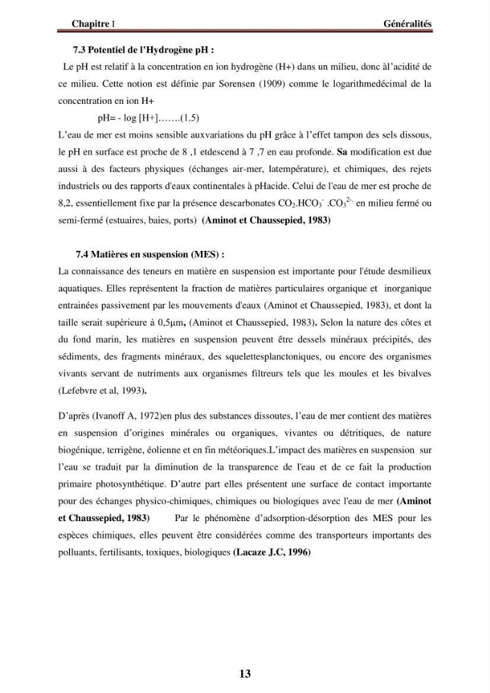 Evaluation de la qualité des eaux du littoral Est algérien (Bejaia) apport de la télédétection marine
