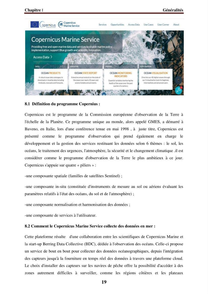 Evaluation de la qualité des eaux du littoral Est algérien (Bejaia) apport de la télédétection marine