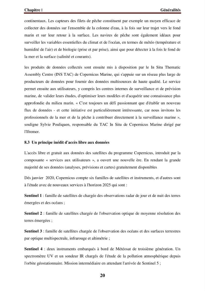 Evaluation de la qualité des eaux du littoral Est algérien (Bejaia) apport de la télédétection marine