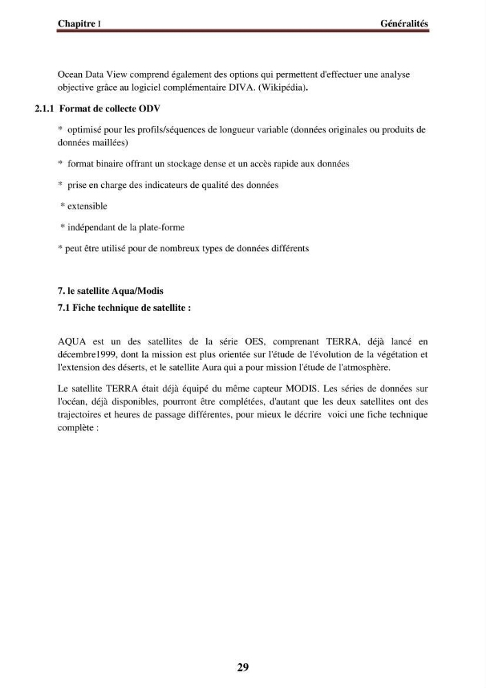Evaluation de la qualité des eaux du littoral Est algérien (Bejaia) apport de la télédétection marine