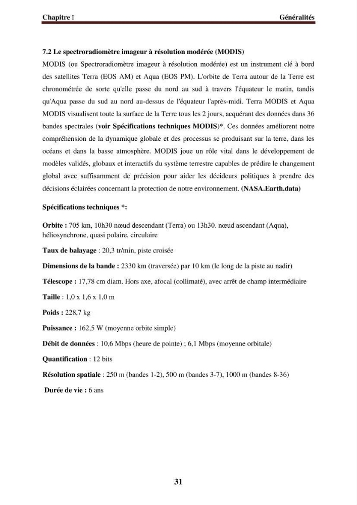 Evaluation de la qualité des eaux du littoral Est algérien (Bejaia) apport de la télédétection marine