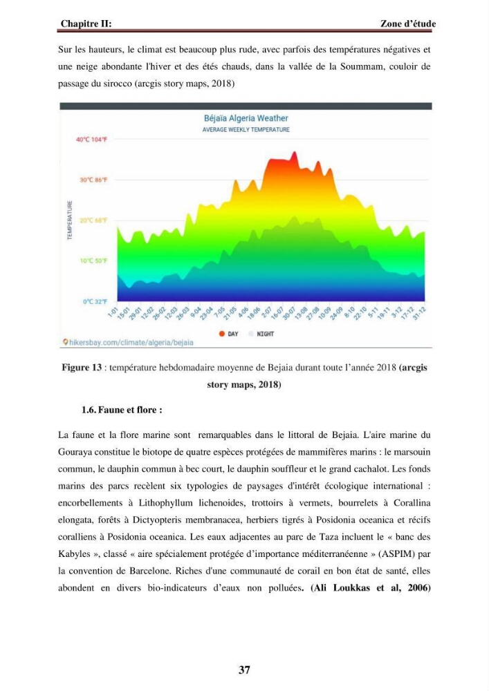 Evaluation de la qualité des eaux du littoral Est algérien (Bejaia) apport de la télédétection marine