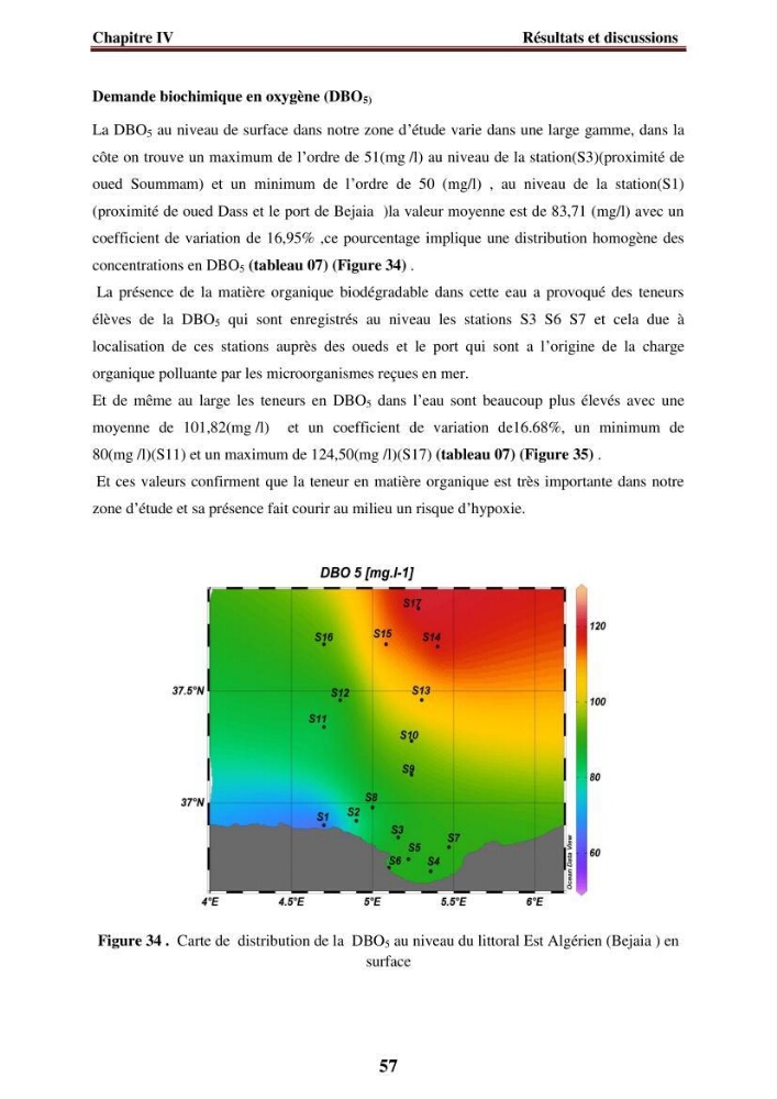 Evaluation de la qualité des eaux du littoral Est algérien (Bejaia) apport de la télédétection marine