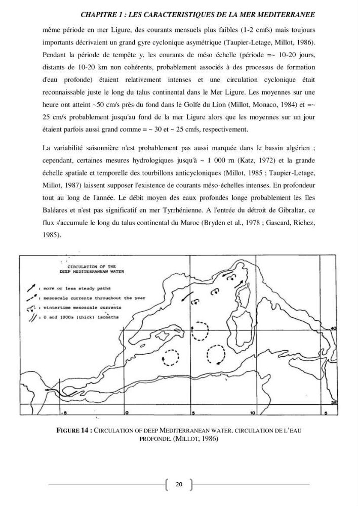 Etude Numérique de la Circulation Océanique en Méditerranée à l’aide du Modèle CROCO (Coastal and Regional Ocean Community model)