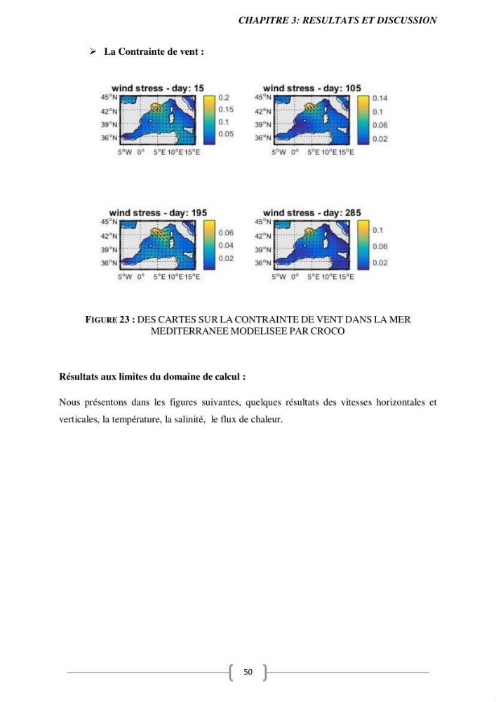 Etude Numérique de la Circulation Océanique en Méditerranée à l’aide du Modèle CROCO (Coastal and Regional Ocean Community model)