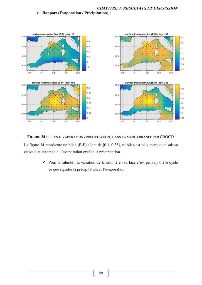 Etude Numérique de la Circulation Océanique en Méditerranée à l’aide du Modèle CROCO (Coastal and Regional Ocean Community model)
