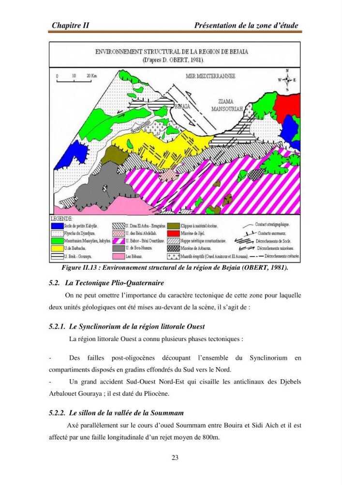 l\'évaluation des impacts des changement climatiques et de activités anthropiques sur l\'évaluation de la partie du golfe bejaia