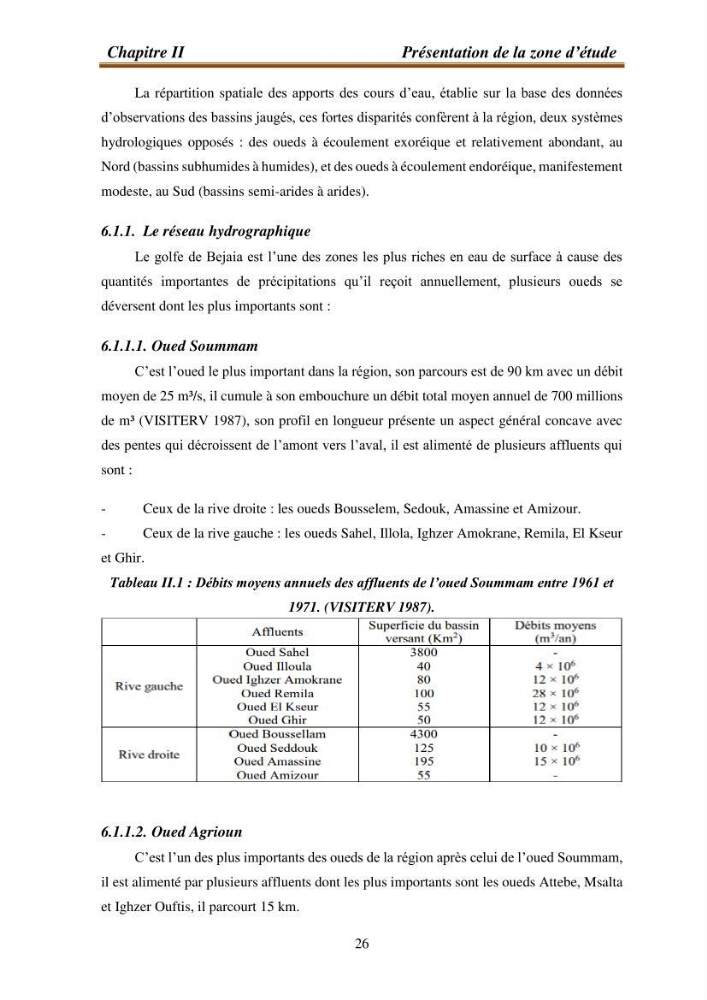l\'évaluation des impacts des changement climatiques et de activités anthropiques sur l\'évaluation de la partie du golfe bejaia