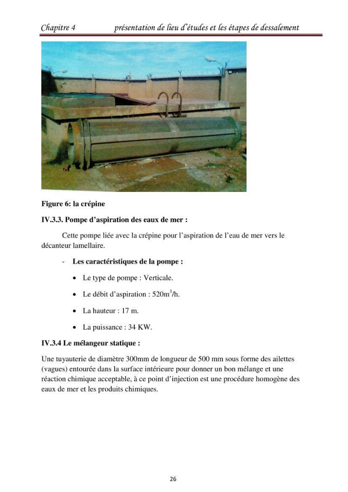 Maitrise des techniques de dessalement de l\'eau de mer