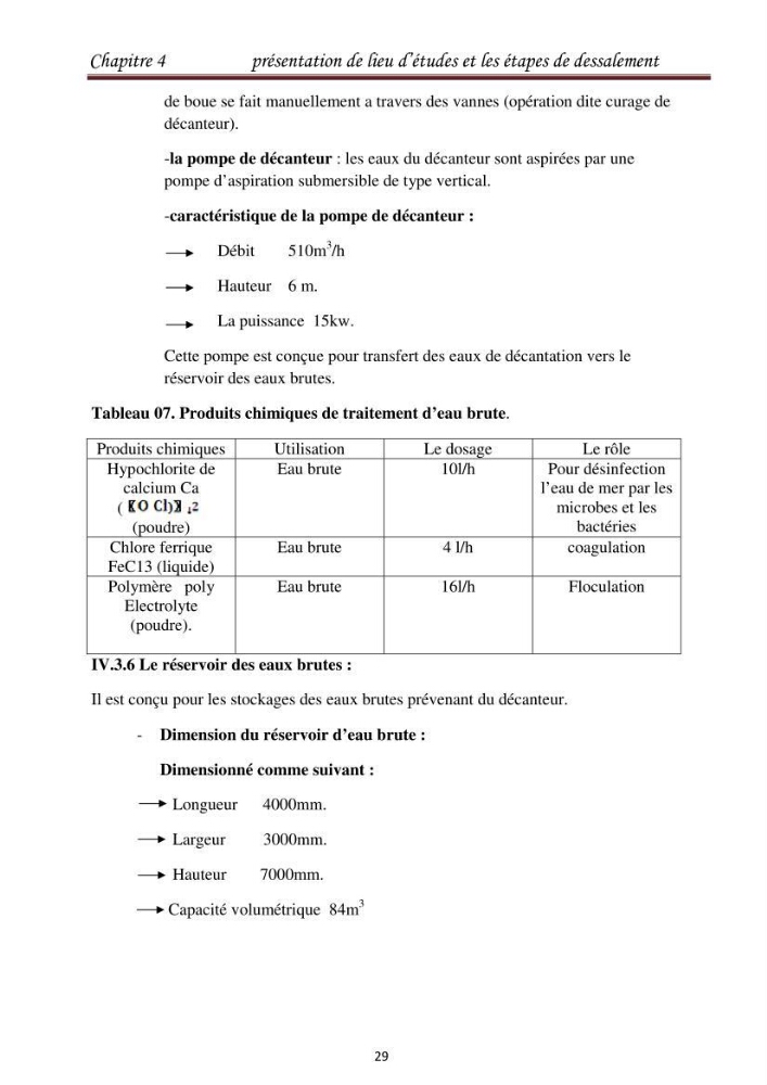 Maitrise des techniques de dessalement de l\'eau de mer