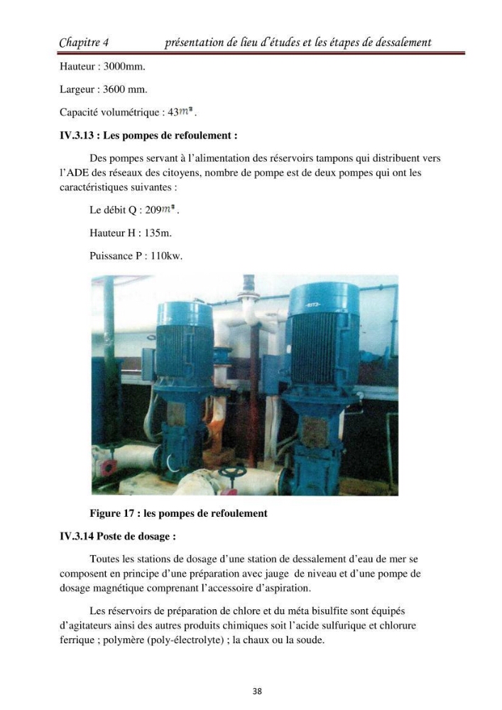 Maitrise des techniques de dessalement de l\'eau de mer